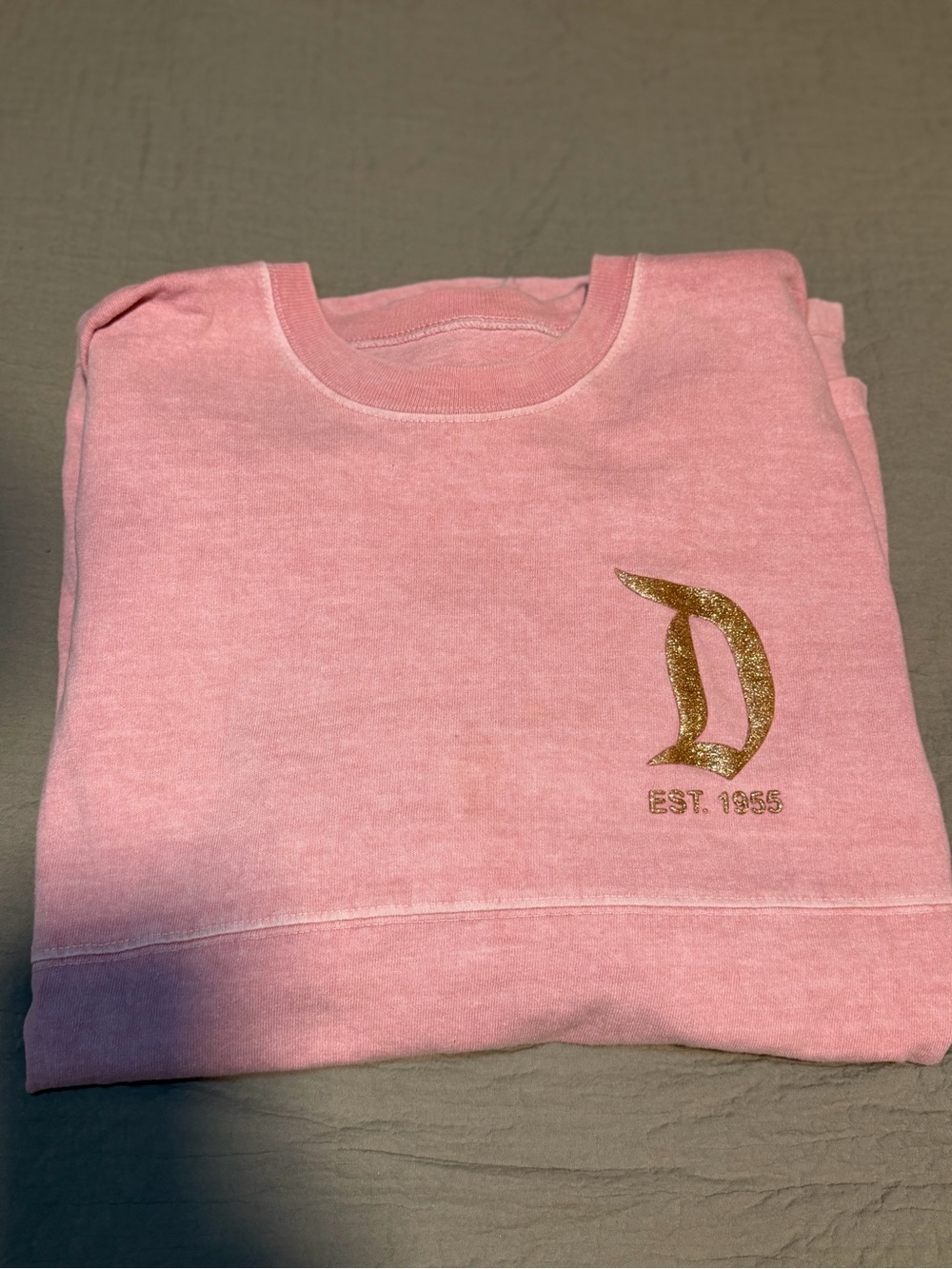 Disneyland gold print - Pink spirit jersey